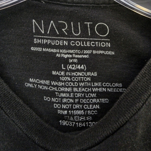 Naruto Shippuden Black Graphic T-Shirt, Size Large - Picture 11 of 13